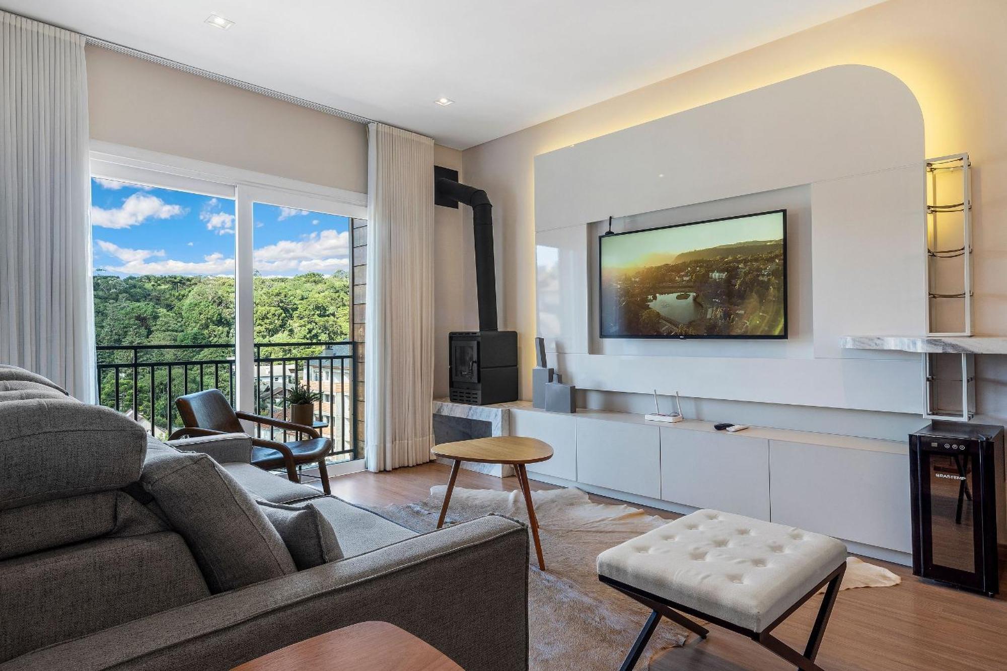 Apartamento Essence 2 Suites By Achei Gramado Exterior photo